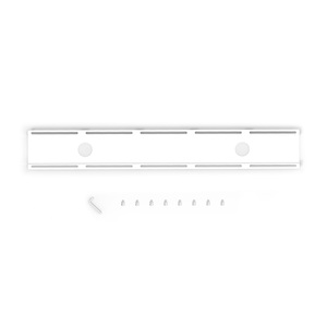 undefined, Kabelkanal für Pult 109 x 20 cm weiss, Kabelkanal für Pult 109 x 20 cm weiss