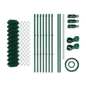 undefined, Maschendrahtzaun Komplettset grün 0.8 x 15 m, Maschendrahtzaun Komplettset grün 0.8 x 15 m