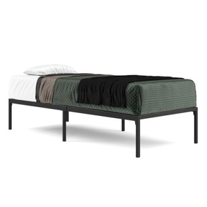 undefined, Metallbett SERENA 90 x 200 cm schwarz, Metallbett SERENA 90 x 200 cm schwarz