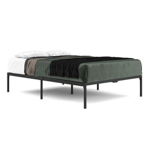 undefined, Metallbett SERENA 140 x 200 cm schwarz, Metallbett SERENA 140 x 200 cm schwarz