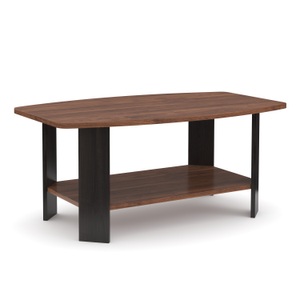 undefined, Beistelltisch DONATO 90 x 55 x 40 cm braun/schwarz