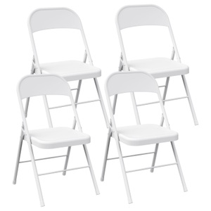 undefined, Klappstuhl LIST 4er Set weiss, Klappstuhl LIST 4er Set weiss