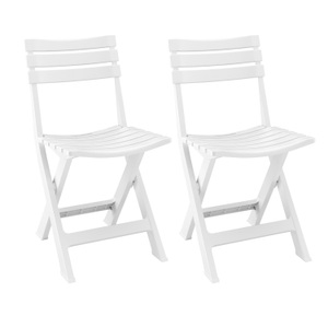 undefined, Gartenstuhl MARCO klappbar 2er Set weiss, Gartenstuhl MARCO klappbar 2er Set weiss