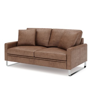 undefined, Sofa Leder GIAN 2-Sitzer braun, Sofa Leder GIAN 2-Sitzer braun