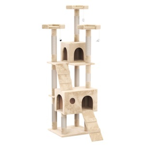 R - cat trees, Katzenbaum 182cm hoch Beige, Katzenbaum MAX 182 cm beige