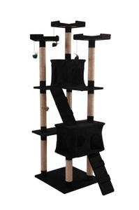 R - cat trees, Katzenbaum 182cm hoch, Katzenbaum MAX 182 cm dunkelblau