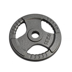 Jaden, Hantelscheibe Gripper Gewicht 15 kg, Hantelscheibe Gusseisen GRIPPER 50 mm 15 kg