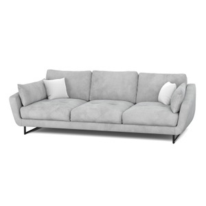 undefined, Sofa Samt DIYA hellgrau, Sofa Samt DIYA hellgrau
