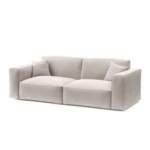 undefined, Sofa Cord GINNY 3-Sitzer Creme, Sofa Cord GINNY 3-Sitzer Creme