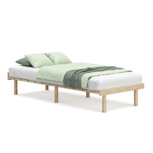 undefined, Futonbett Holzbett KIOTO 90 x 200 cm, Futonbett Holzbett KIOTO 90 x 200 cm