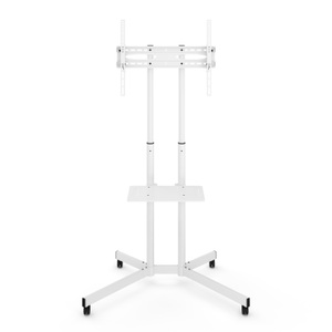 undefined, TV-Ständer mobil mit Rollen 32-70'' weiss, TV-Ständer mobil mit Rollen 32-70'' weiss