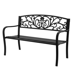 undefined, Gartenbank GISELA 127 cm schwarz