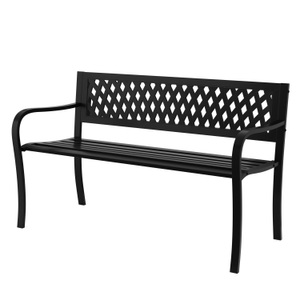 undefined, Gartenbank BERTHA 118 cm schwarz