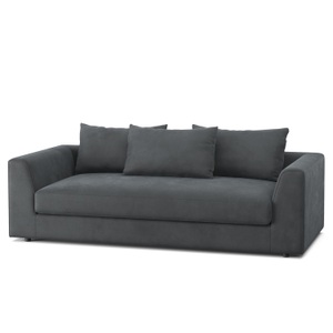 undefined, Bigsofa Samt ABBY anthrazit