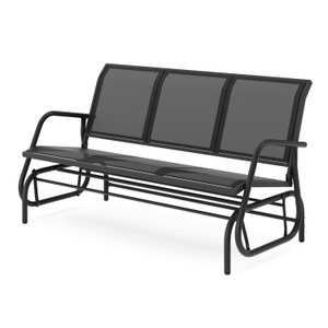 undefined, Gartenbank Schaukelbank PROMETEUS 147 cm schwarz
