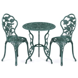 undefined, Bistroset CLEMATIS 3-teilig grün, Bistroset CLEMATIS 3-teilig grün