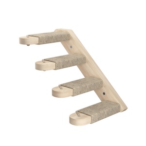 undefined, Katzentreppe mit Jute zur Wandmontage links