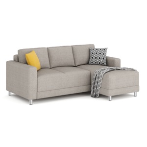 undefined, Ecksofa ERIN rechts grau/beige, Ecksofa ERIN rechts grau/beige