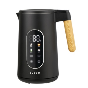 undefined, Wasserkocher mit Temperaturwahl 1.7L schwarz, Wasserkocher mit Temperaturwahl 1.7L schwarz