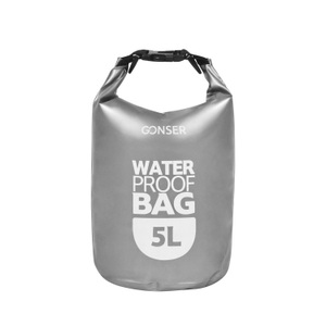undefined, Dry Bag Tasche wasserdicht grau 5L