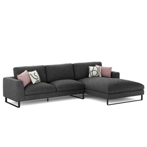 undefined, Ecksofa THILO rechts anthrazit, Ecksofa THILO rechts anthrazit