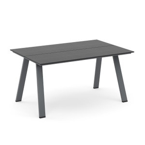 undefined, Gartentisch BAKO 150 x 100 cm anthrazit