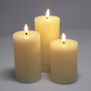undefined, LED Kerze Set 4-teilig elfenbein