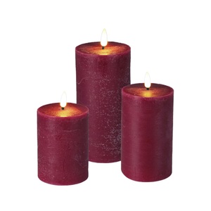 undefined, LED Kerze Set 4-teilig rot