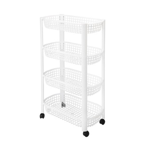 undefined, Küchenwagen 46 x 26 x 78 cm weiss, Küchenwagen 46 x 26 x 78 cm weiss