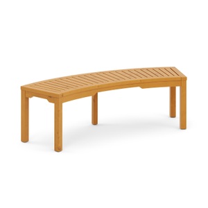 undefined, Gartenbank Holz BRIARA gebogen 147 cm