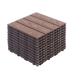 undefined, Bodenplatte BENTON 22er Set 30 x 30 cm braun
