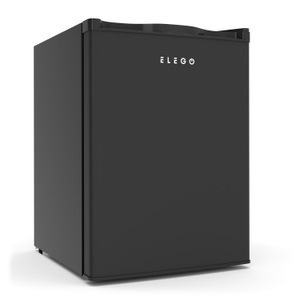 undefined, Kühlschrank mit Gefrierfach 70L schwarz