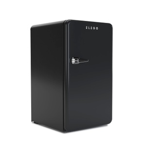 undefined, Kühlschrank mit Gefrierfach Retro 90L schwarz