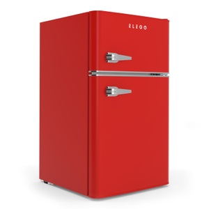 undefined, Kühlschrank mit Gefrierfach HOLO 90L rot