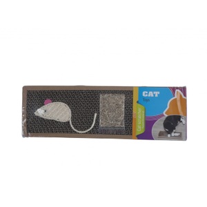 undefined, Kratzbrett für Katzen mit Maus 38 cm, Kratzbrett für Katzen mit Maus 38 cm