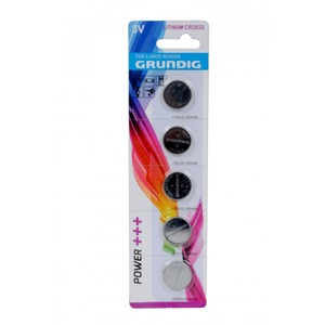 undefined, Knopfzelle GRUNDIG Lithium CR2032 5 Stk., Knopfzelle GRUNDIG Lithium CR2032 5 Stk.