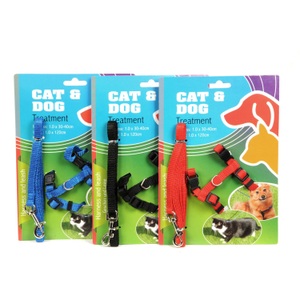 ED NL, Geschirr und Leine für Welpen und Katzen schwarz, Geschirr und Leine für Welpen und Katzen