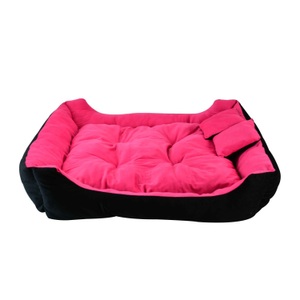 R - Teddys, Hundebett 110 x 100 x 27 cm, Hundebett BOBBY pink