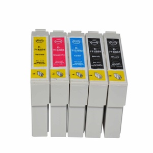 Tinte, Tintenpatronen Set kompatibel mit Epson T0711 / T0712 / T0713 / T0714, Tintenpatronen Set kompatibel mit Epson T0711 - T0714