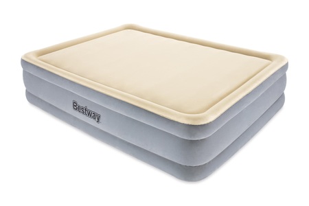 Bestway, Luftmatratze Gästebett Bett Matratze Queen-size, Luftbett Tritech Memory Foam selbstaufblasend 203 x 152 x 46 cm