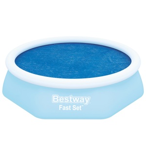 Bestway, Solar Abdeckung für Pool 244 cm, Solar Poolabdeckung rund 210 cm