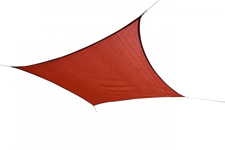 Jessica Netting, Sonnensegel Quadrat 5x5m rot, Sonnensegel Quadrat 5 x 5 m rot