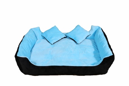 R - Teddys, Hundebett blau schwarz