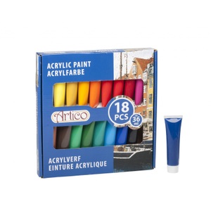 ED NL, Acrylfarben-Set 18-teilig, Acrylfarben Set 18-teilig