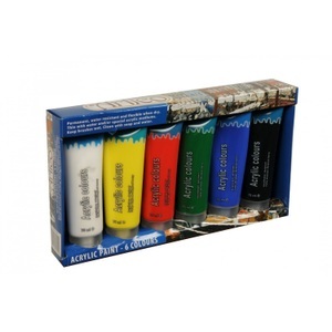 ED NL, Acrylfarben-Set 6-teilig, Acrylfarben Set 6-teilig