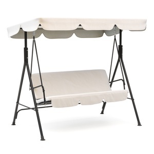 Nicole, Gartenmöbel Hollywoodschaukel beige, Gartenmöbel Hollywoodschaukel beige