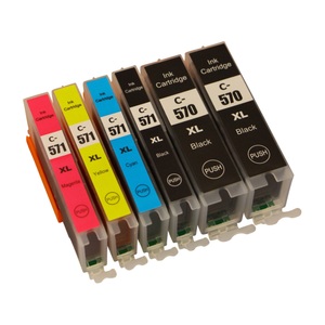 Tinte, Tintenpatronen Set kompatibel mit Canon PGI-570, Tintenpatronen Set kompatibel mit Canon PGI-570