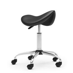 Eason, Sattelhocker Drehstuhl schwarz, Sattelhocker Drehstuhl schwarz
