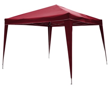 Nicole, Gartenpavillon Partyzelt 3 x 3 x 2.6 m rot