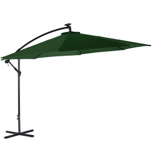 undefined, Sonnenschirm Ampelschirm BAY mit LED 350 cm grün